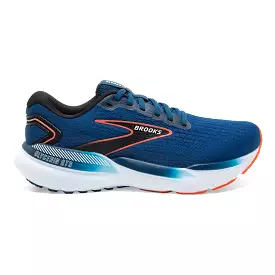 Men's Brooks Glycerin GTS 21, Blue Opal/Black/Nasturtium, 10 2E Wide