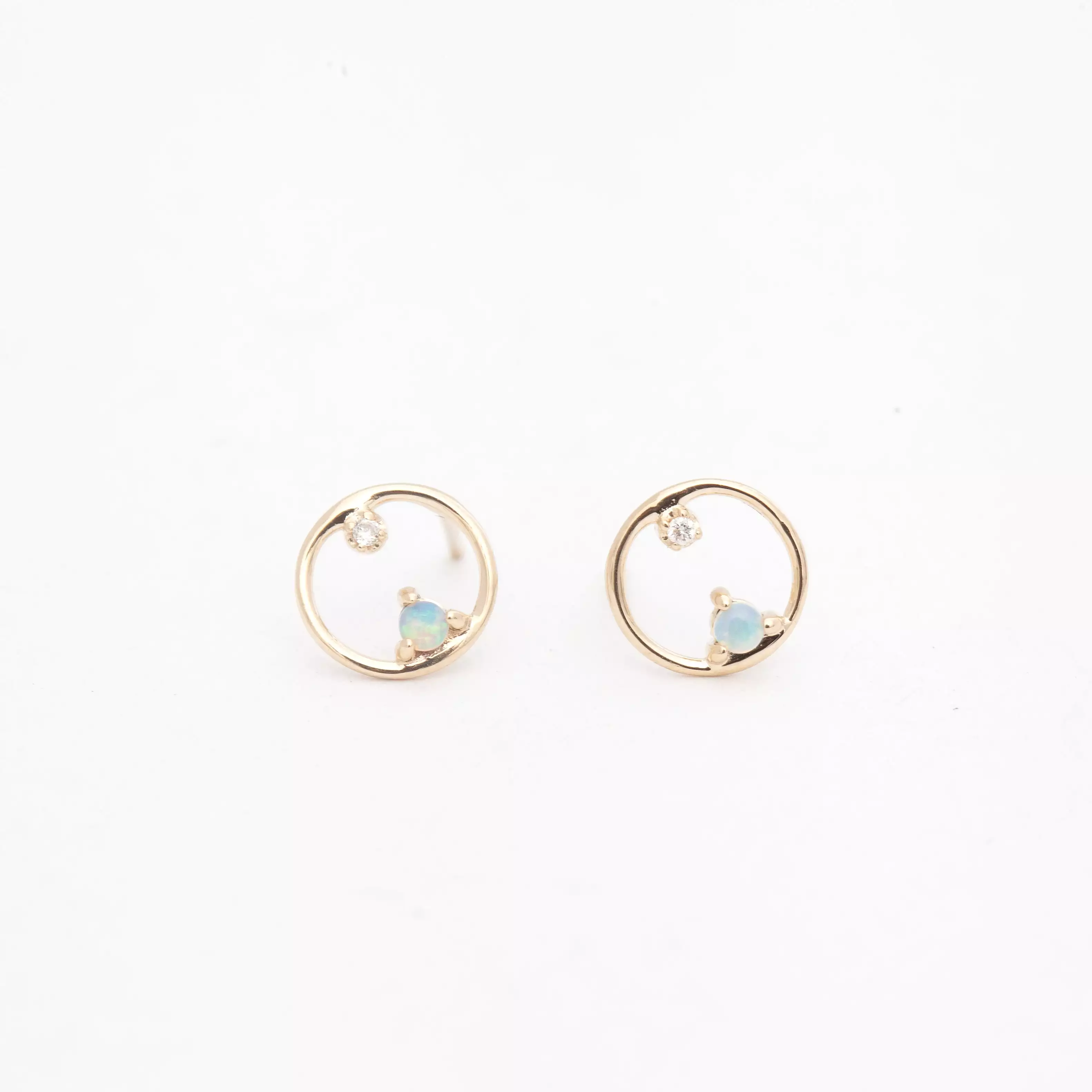 Mini Circle Earrings