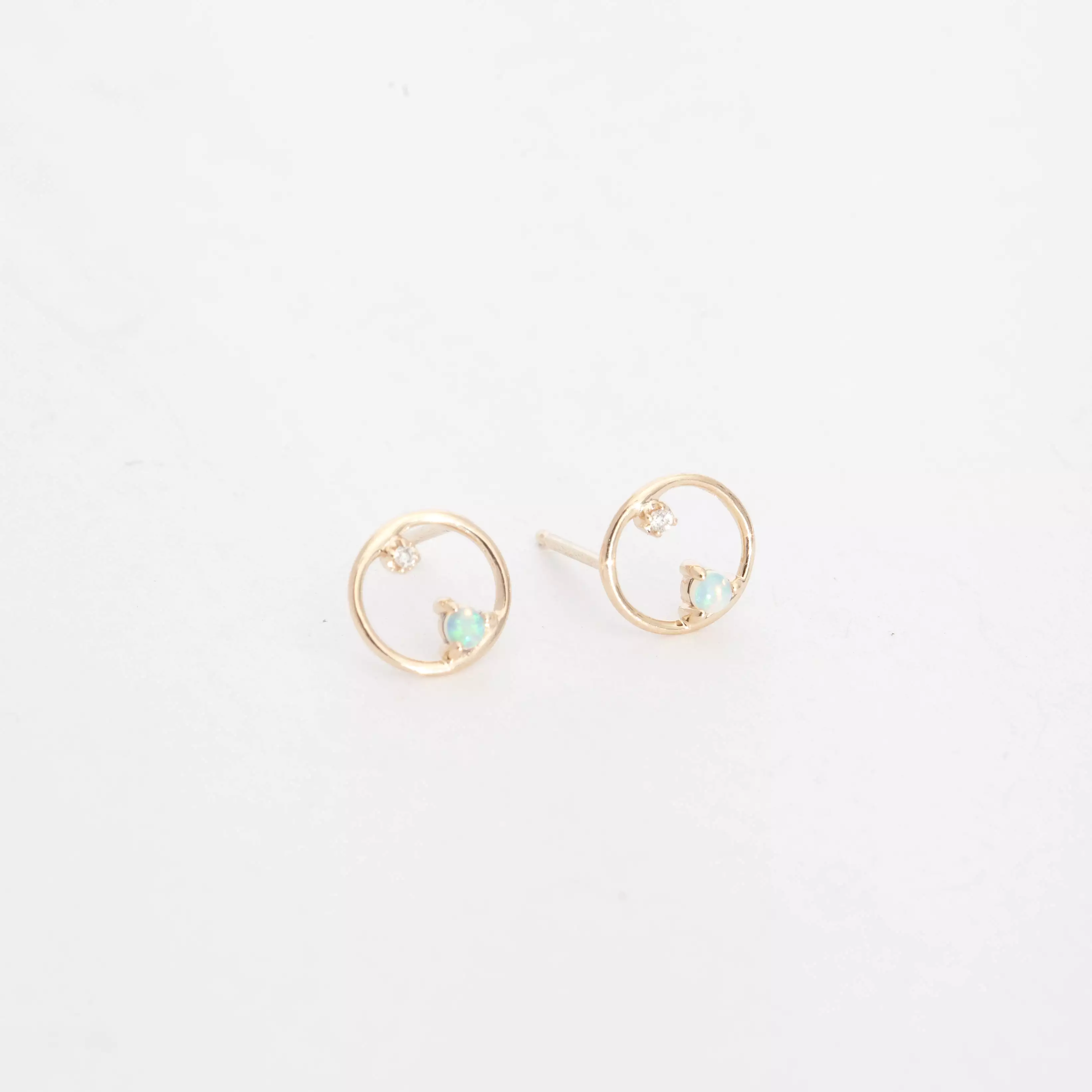 Mini Circle Earrings