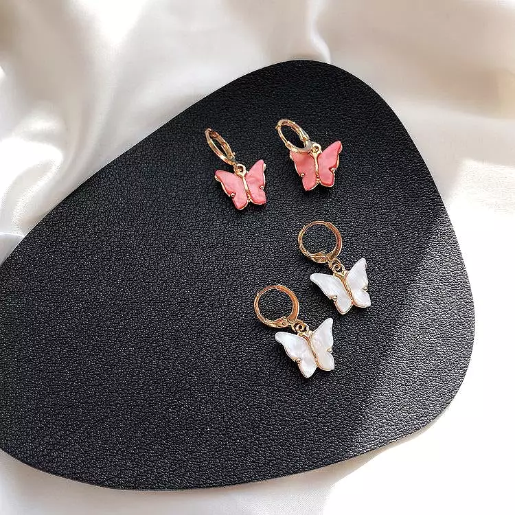 Mini Colour Butterfly Earrings