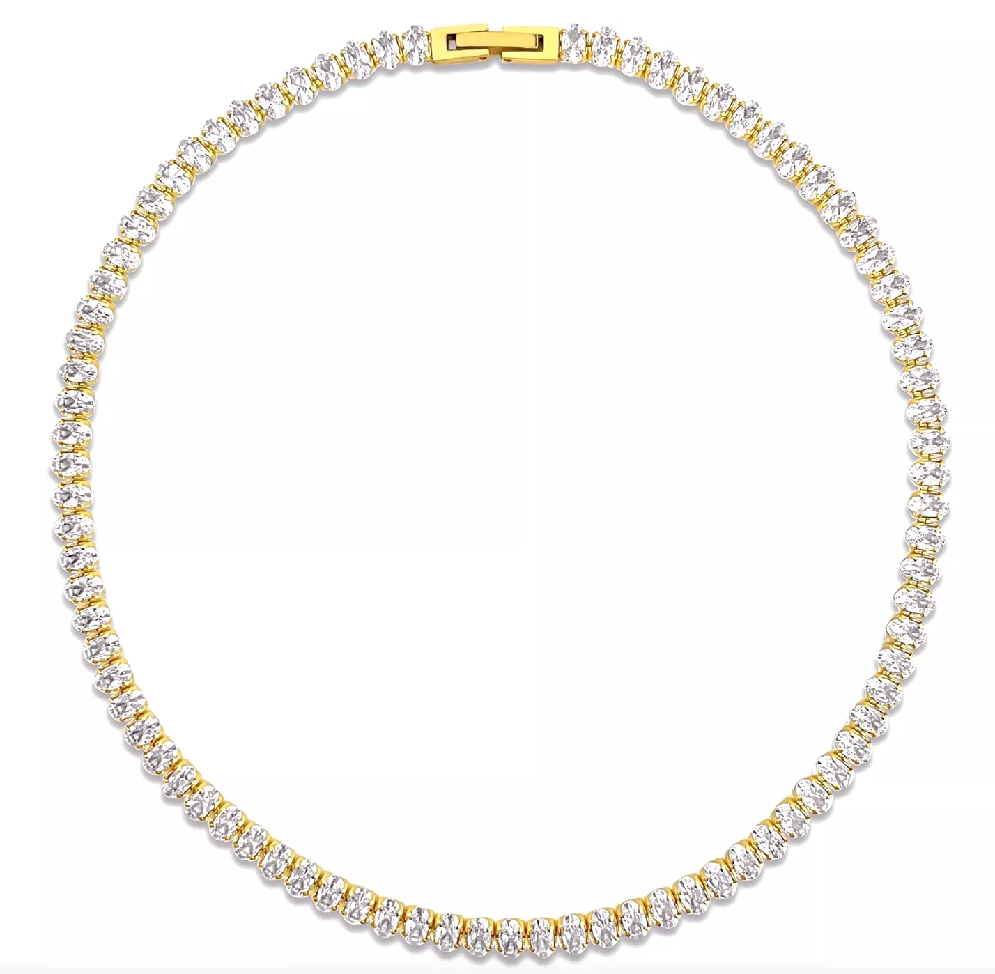 Mylah Oval Tennis Choker Necklace