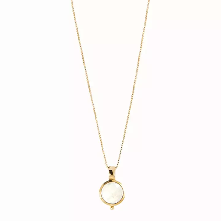 Najo Garland Moonstone Gold Necklace