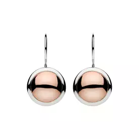 NAJO Rosy Glow Earrings Sterling Silver and Rose Gold