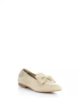 NICOLE Beige Elasticated Shoes