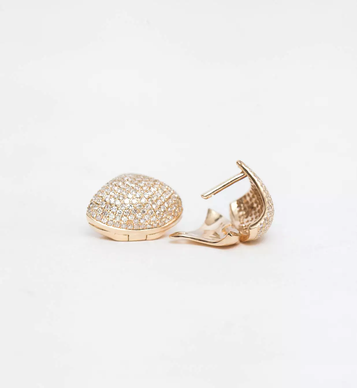 Pavé Small Apse Earrings