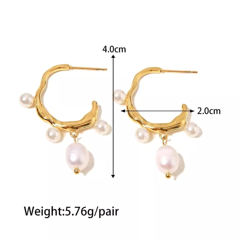 Pearl Dangle Earrings