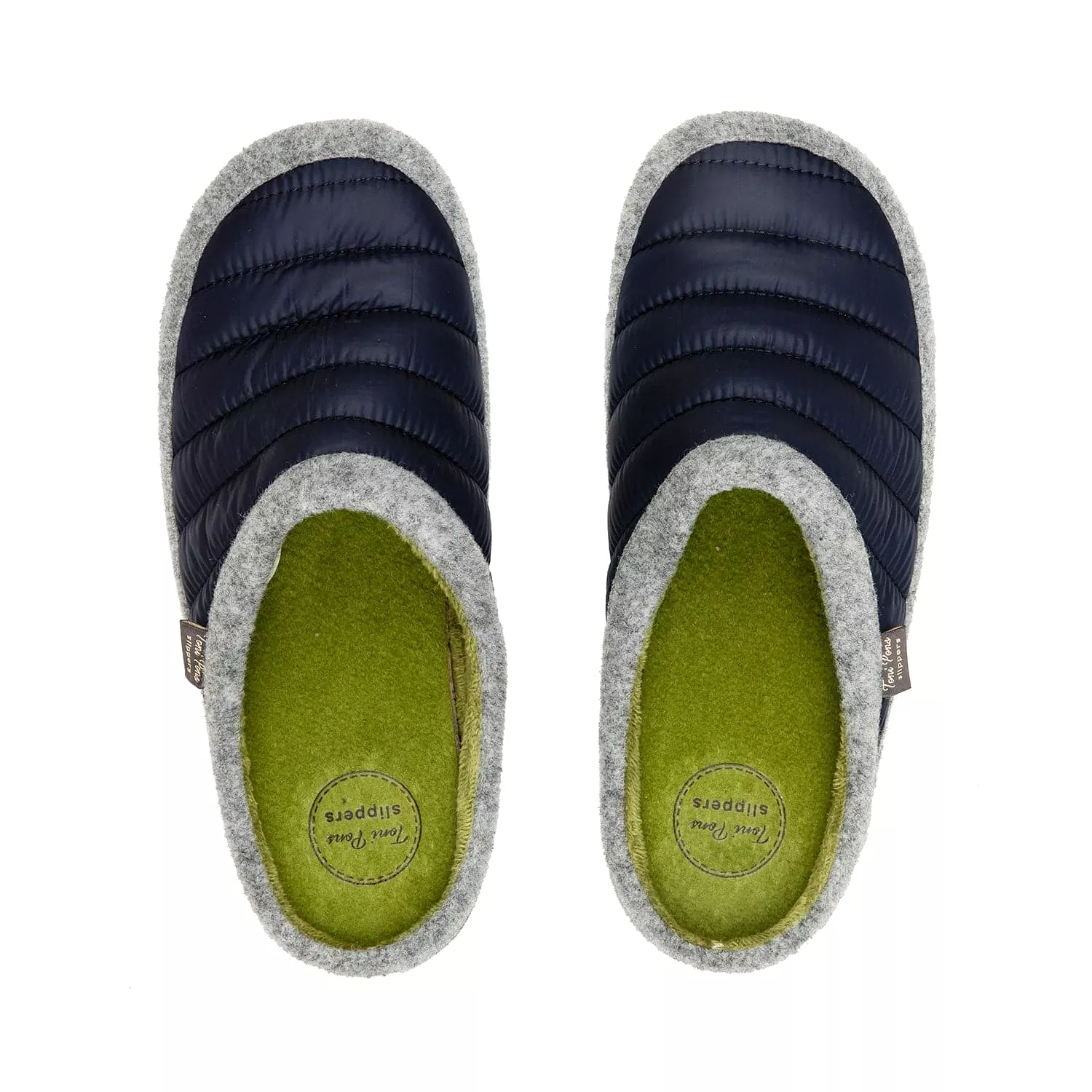 Plain Cotton Blend Slippers for Men - Nordi-TK