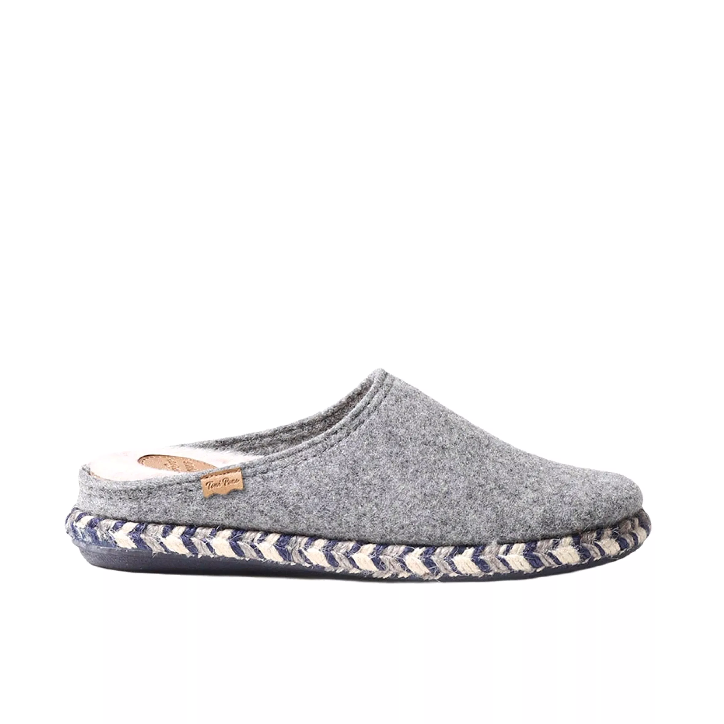 Plain Felt Slippers for Men - Nabor-FP