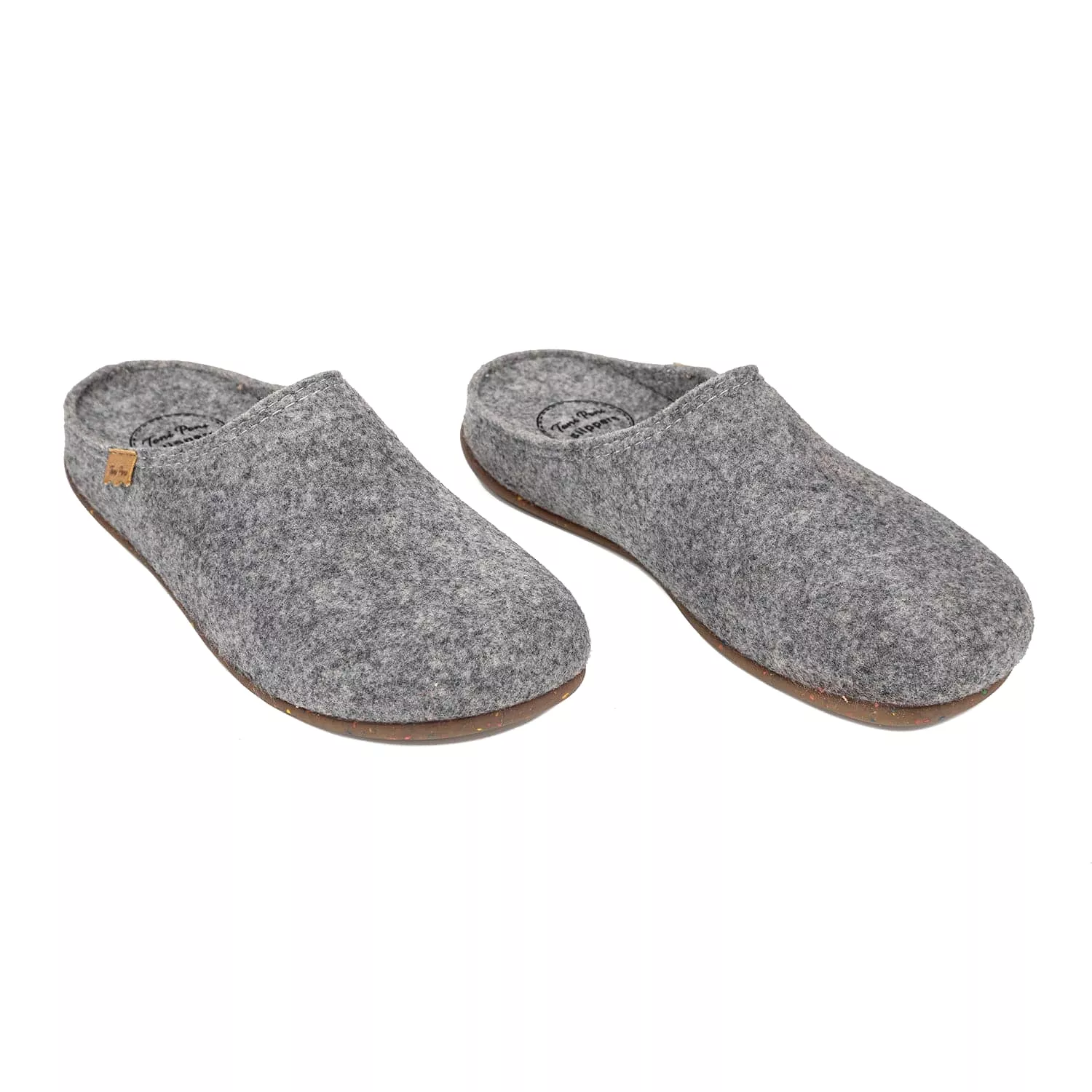 Plain Felt Slippers for Men - Neo-FR