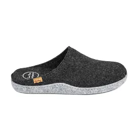 Plain Felt Slippers for Men - Nolan-FR