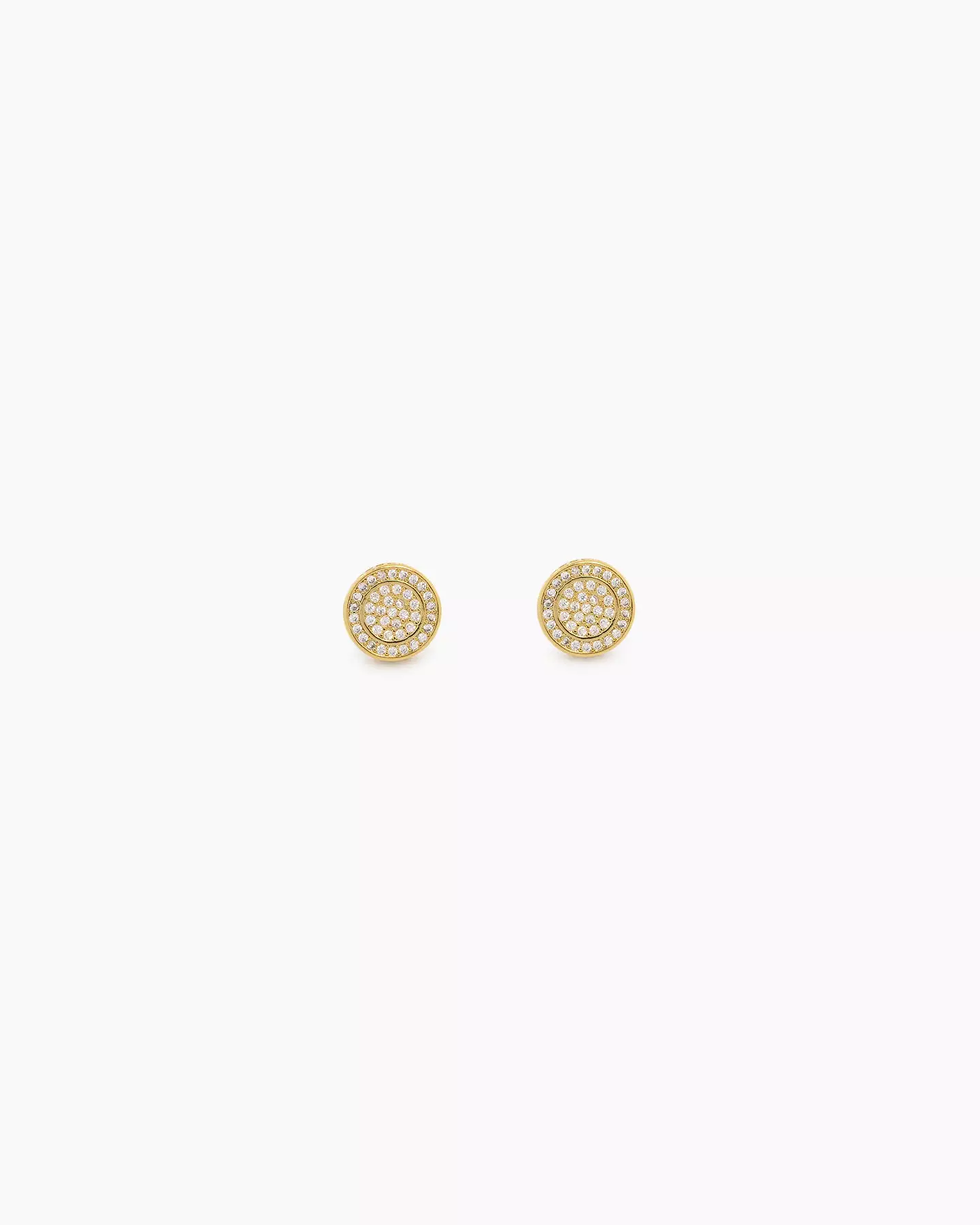 Saint Morta Stadium Earring Iced Gold