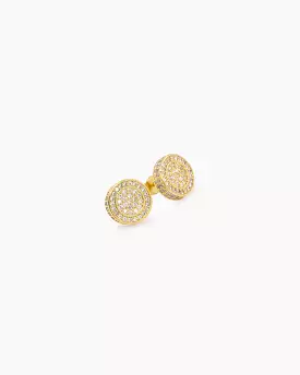 Saint Morta Stadium Earring Iced Gold