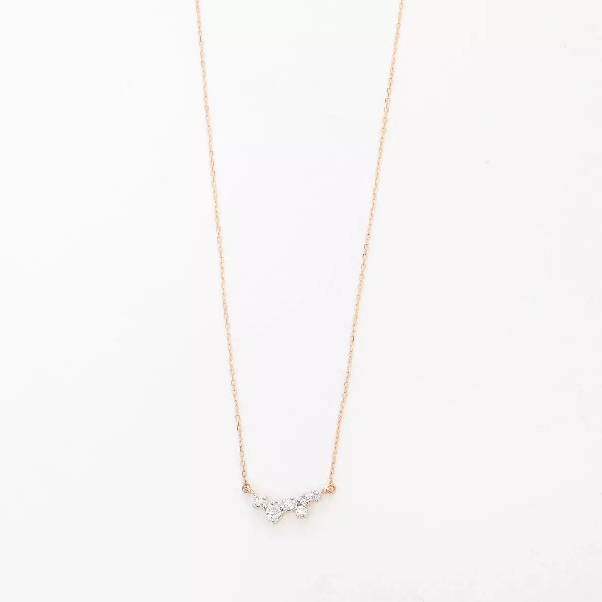 Scattered Diamond Necklace