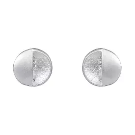 Silver Elegant Round Earring Stud