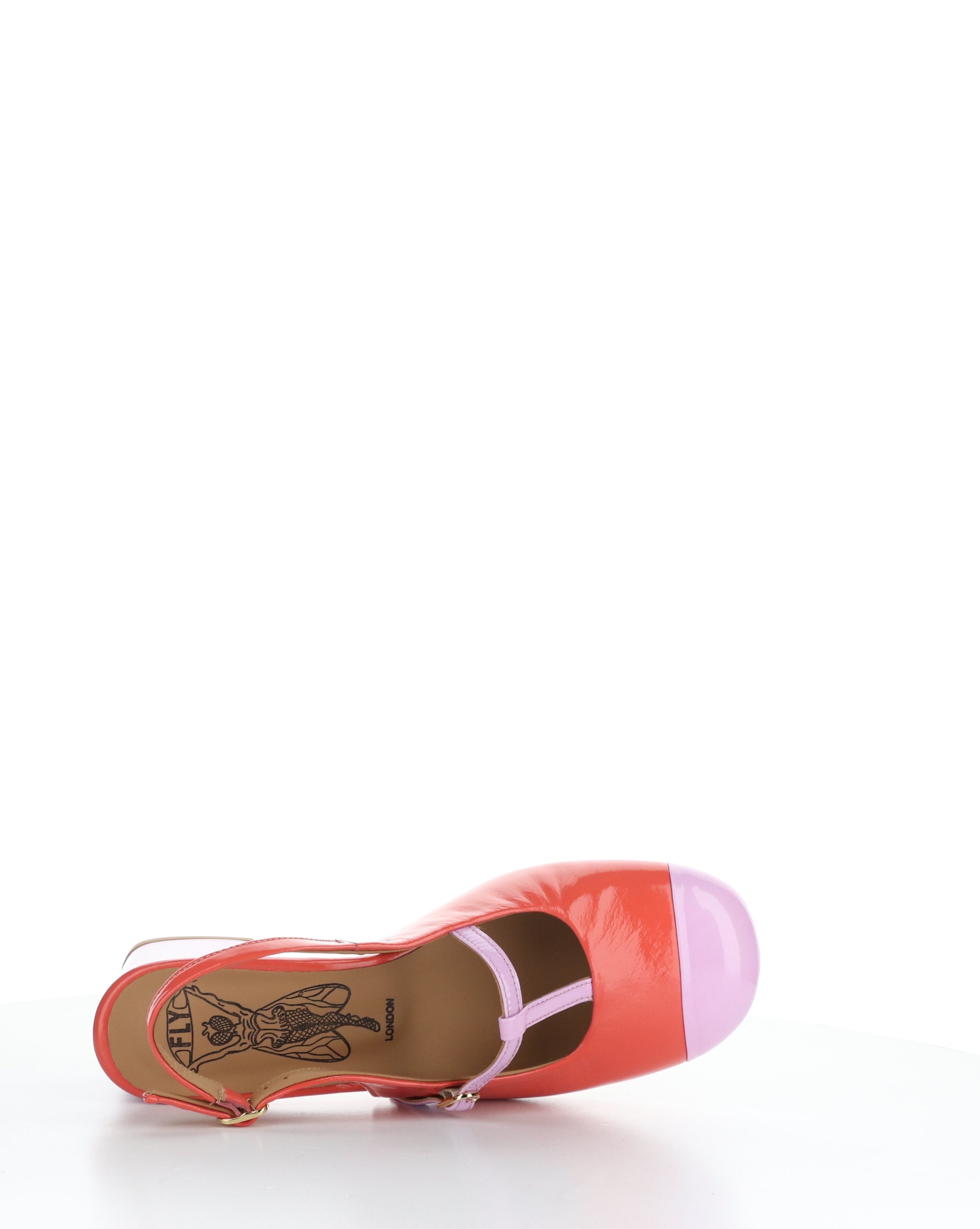 SOLN083FLY 001 PINK/SCARLET Round Toe Shoes