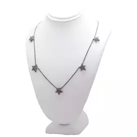 S.Row Designs Diamond Five Star Necklace