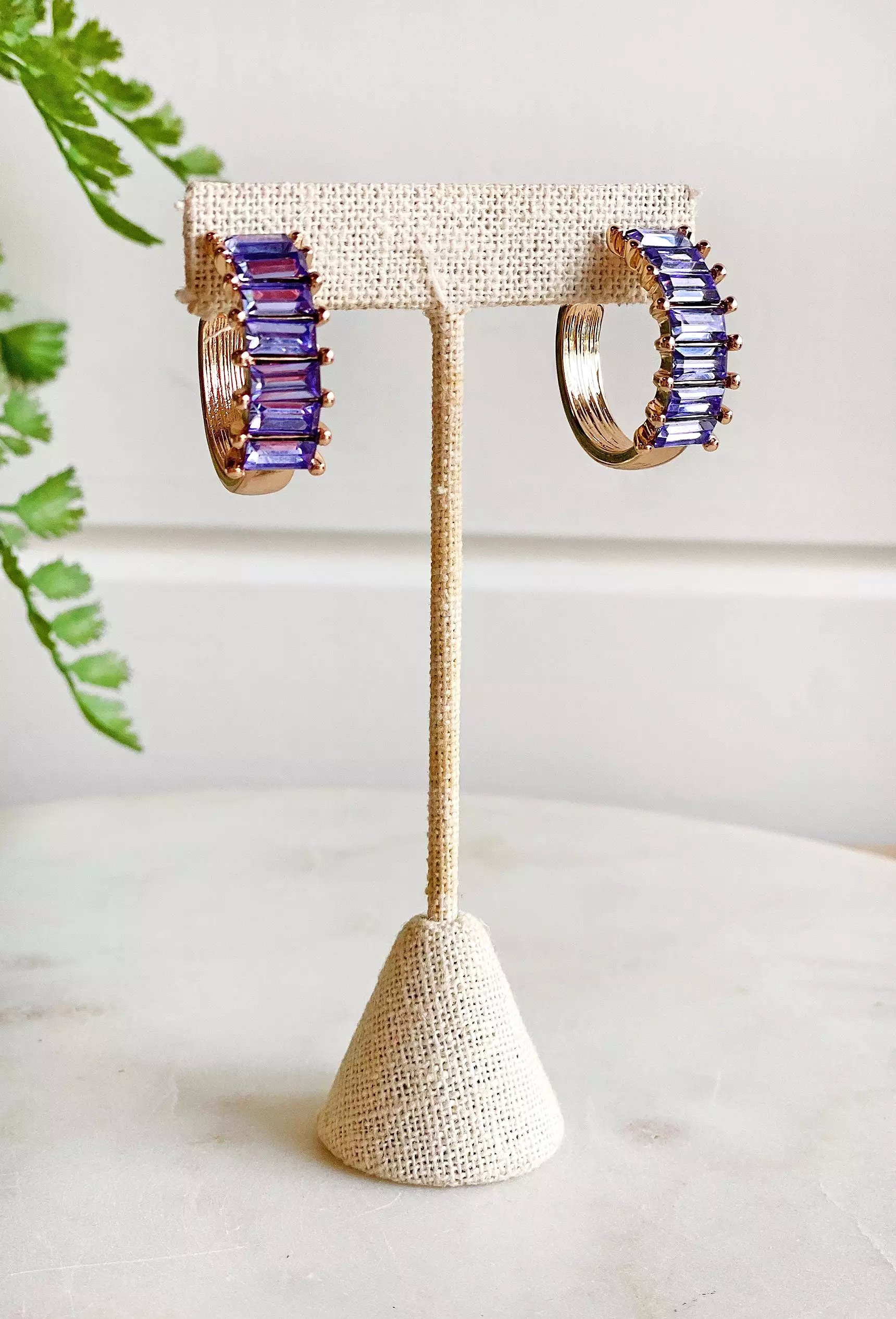 Stunning Sparkle Lavender Earrings