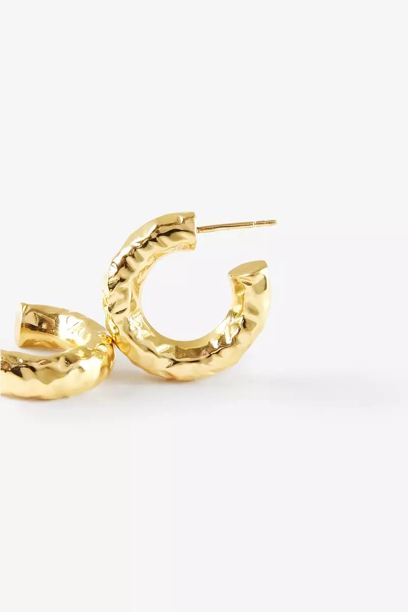 THE CECILIA HOOP EARRINGS - SMALL