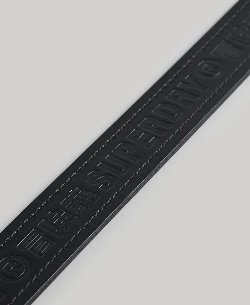 Vintage Branded Belt | Black