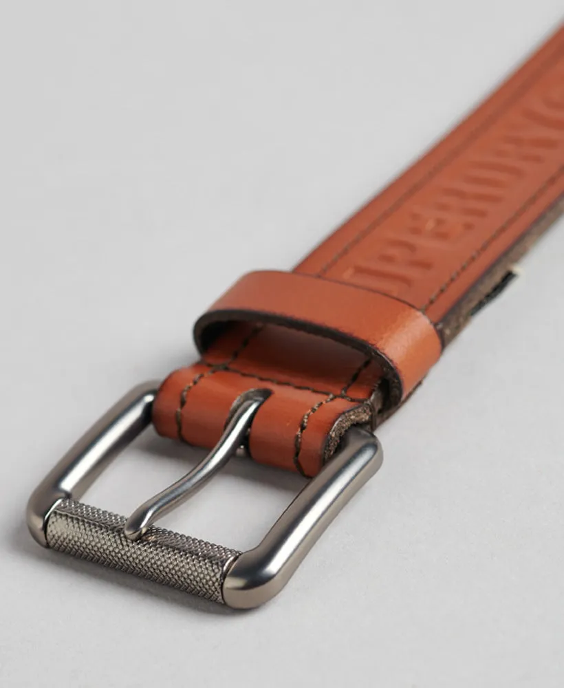 Vintage Branded Belt | Tan