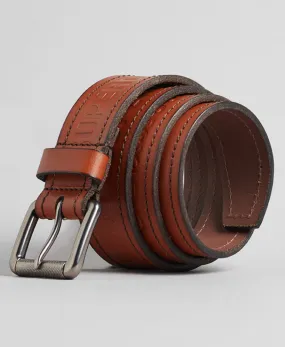 Vintage Branded Belt | Tan